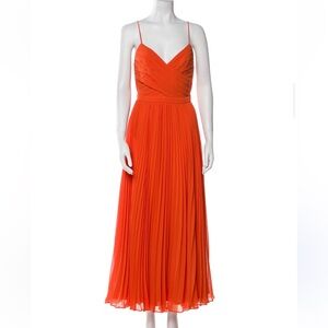 NWT Fame and Partners Orange Ellea Dress Gown Size 0